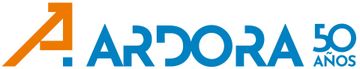 Un logotipo verde y naranja para Ardora SA.