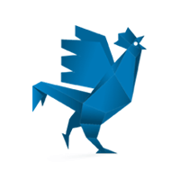 Logo coq bleu