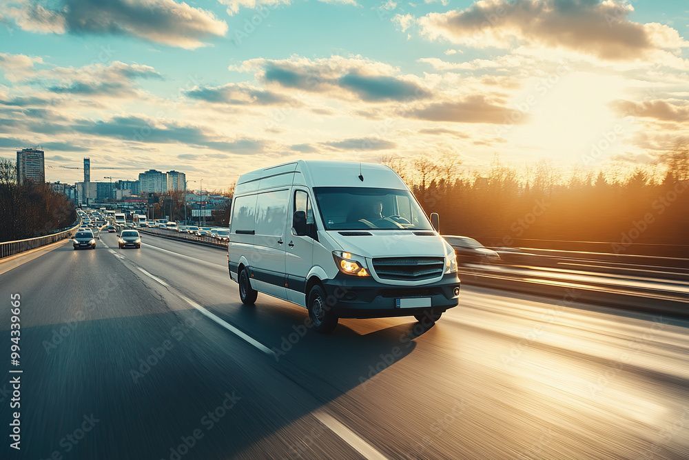 Transporter auf der Strasse