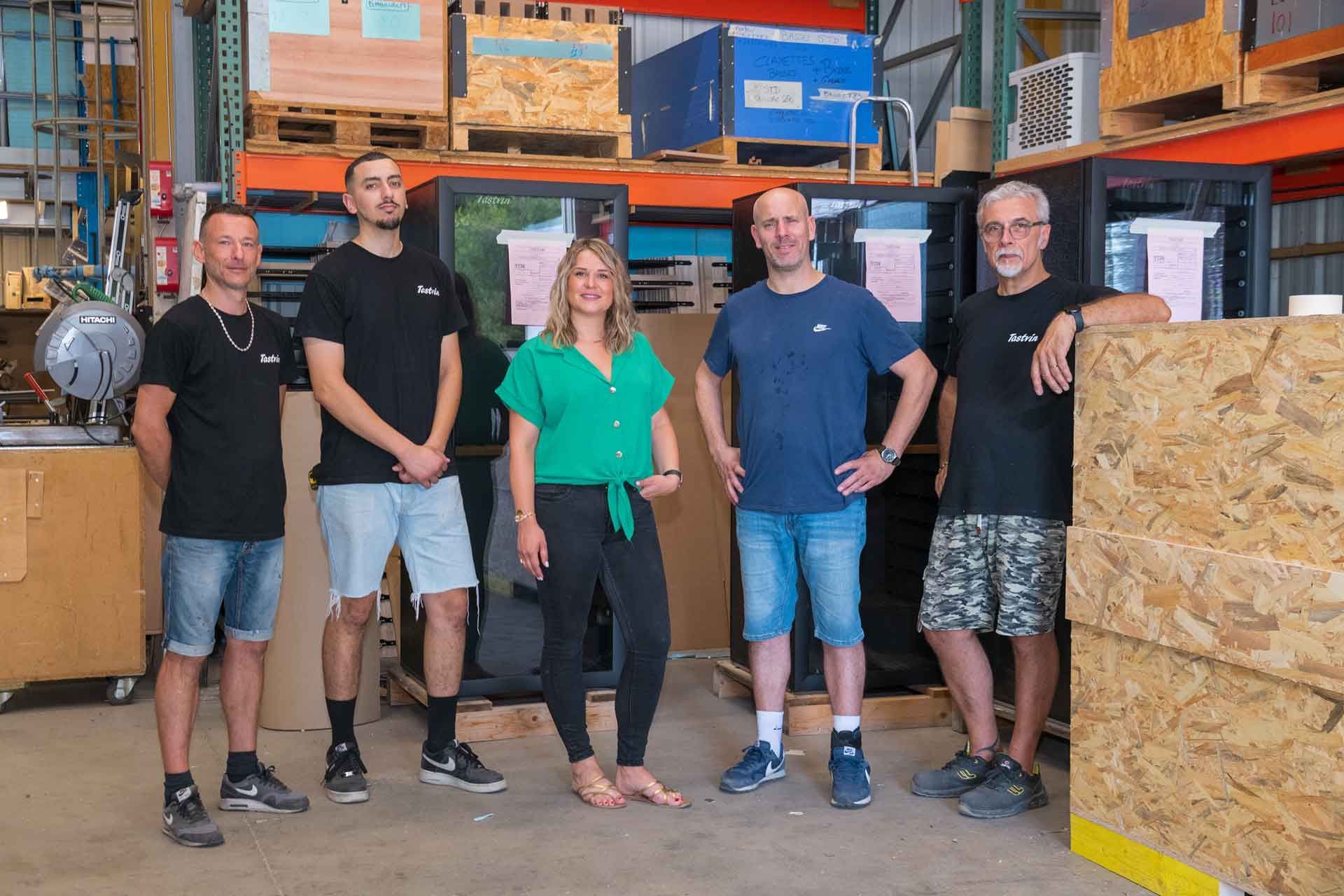 L'équipe des spécialistes de la cave à vin Tastvin