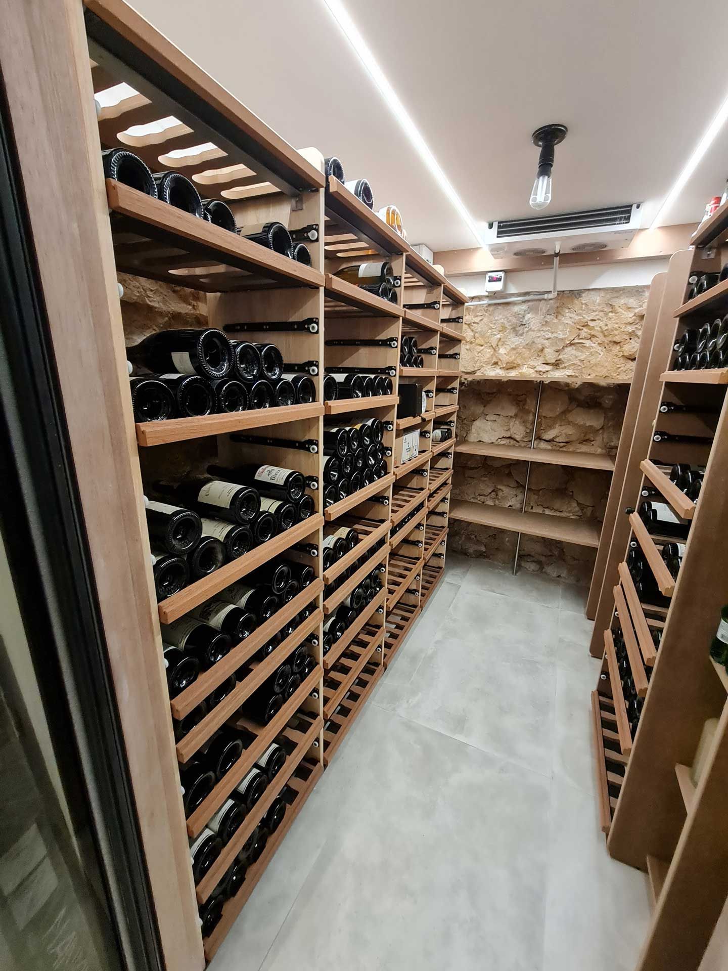 Une cave à vin designée sur mesure