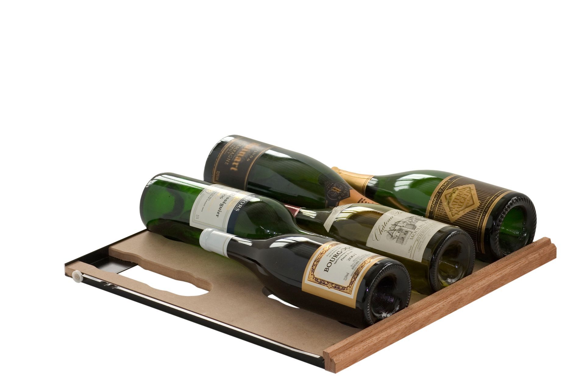 Une cave à vin en forme de L