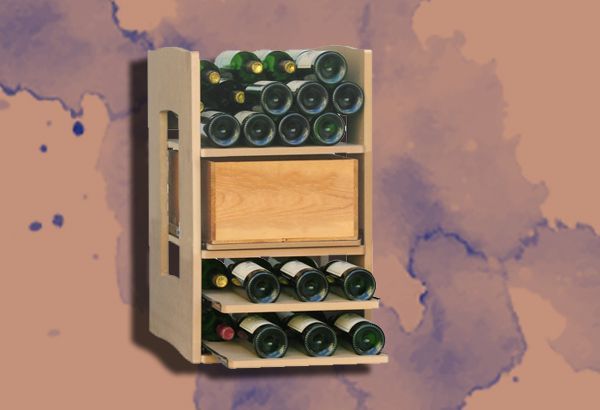 Rangement de bouteilles de type Cavicase