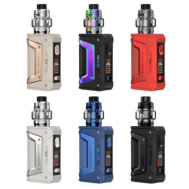 Plusieurs coloris de e-cigarette