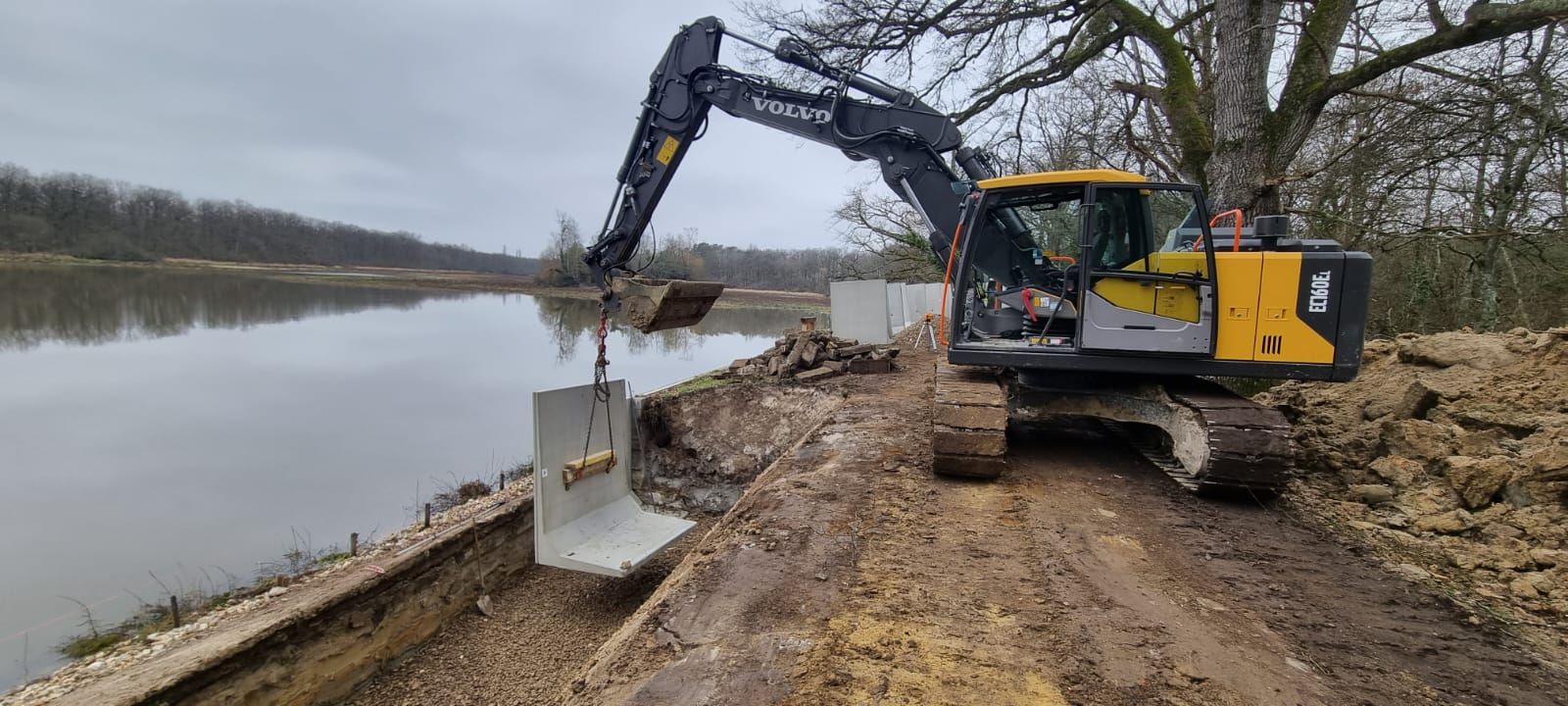 Travaux préparatoires de terrassement