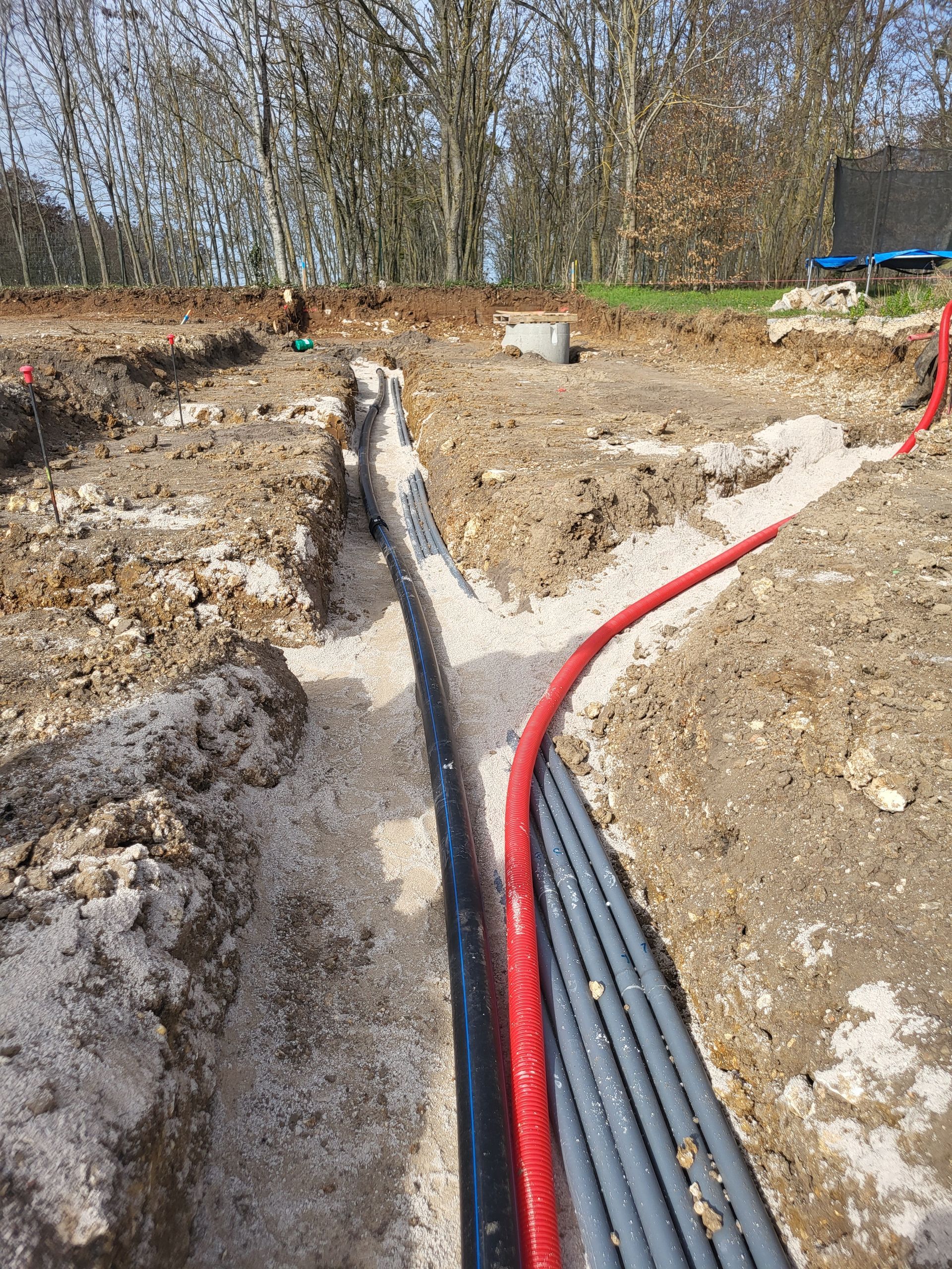 Des travaux de terrassement