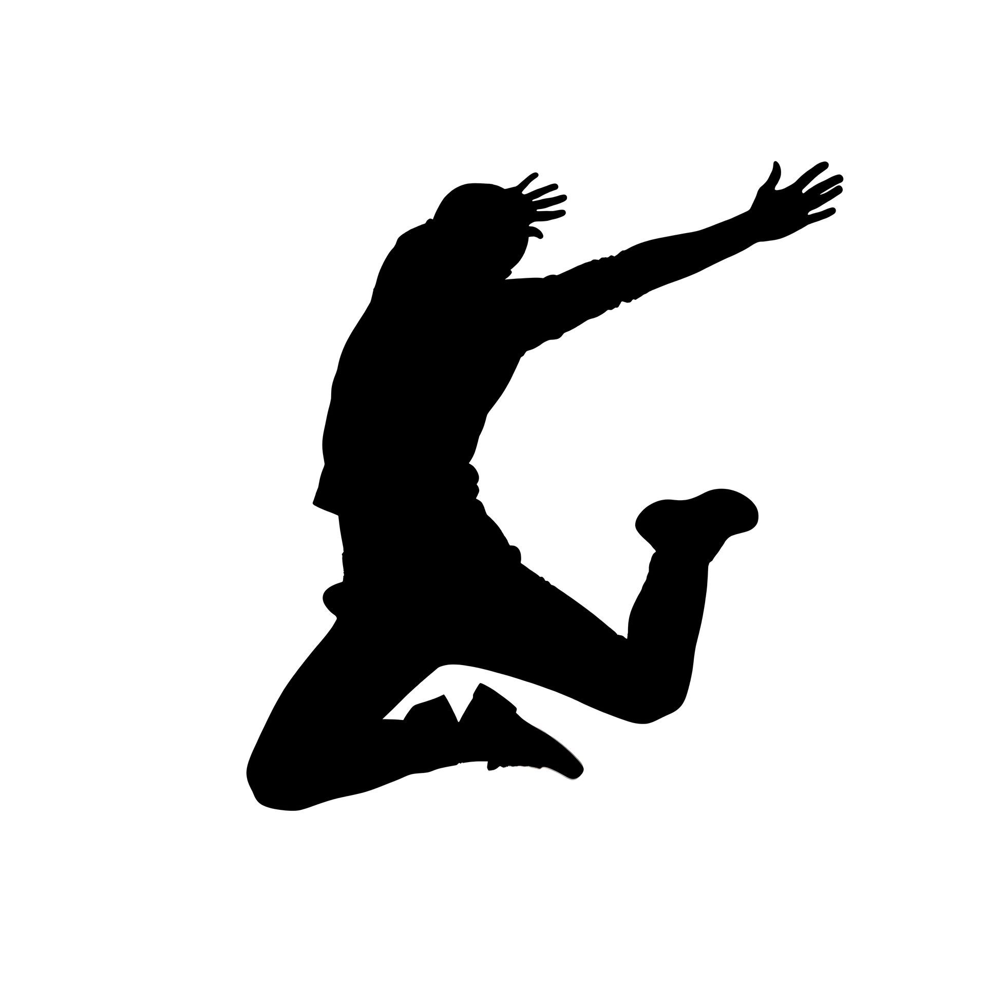 Une personne en mouvement.