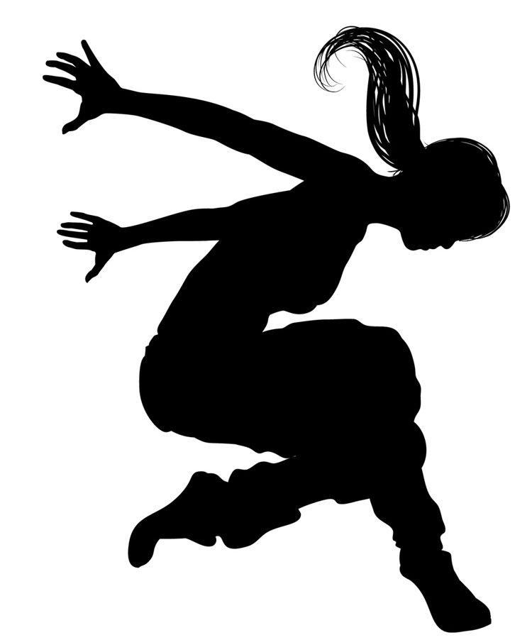 Femme qui fait du hip-hop