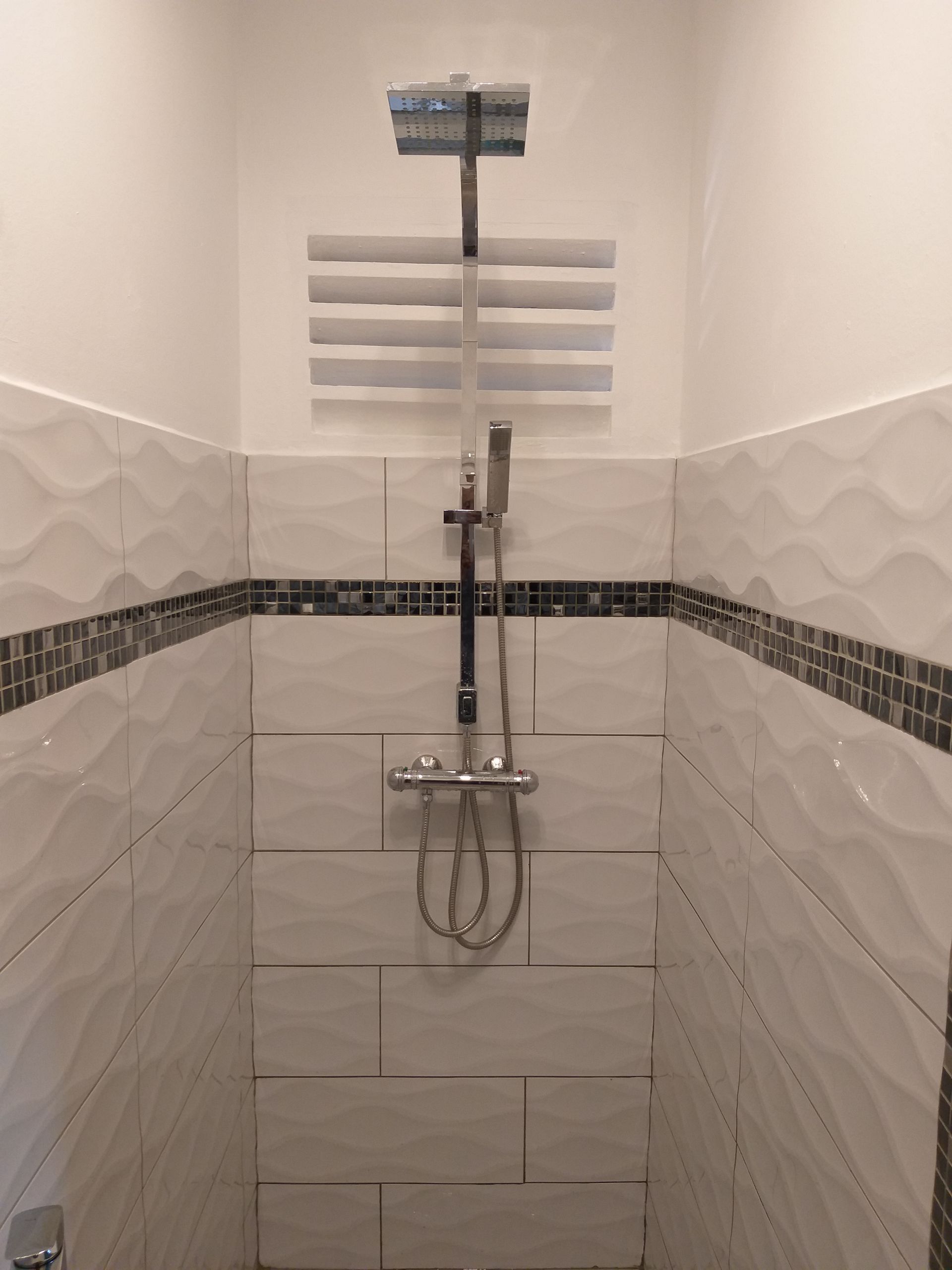 Mise en place d'une douche