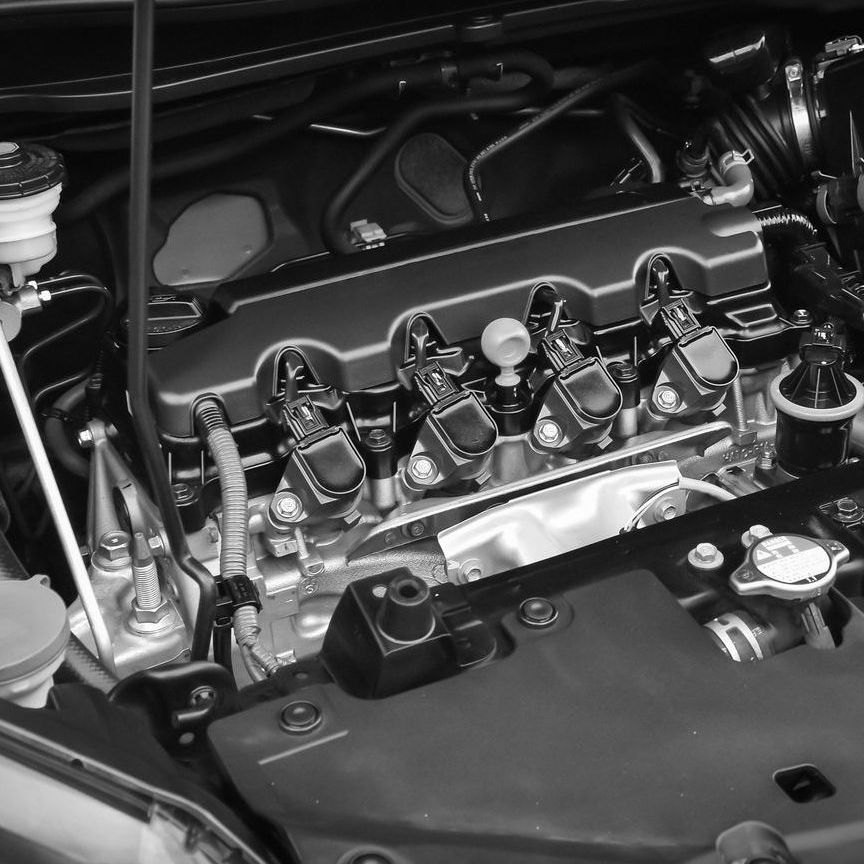 Un moteur de voiture