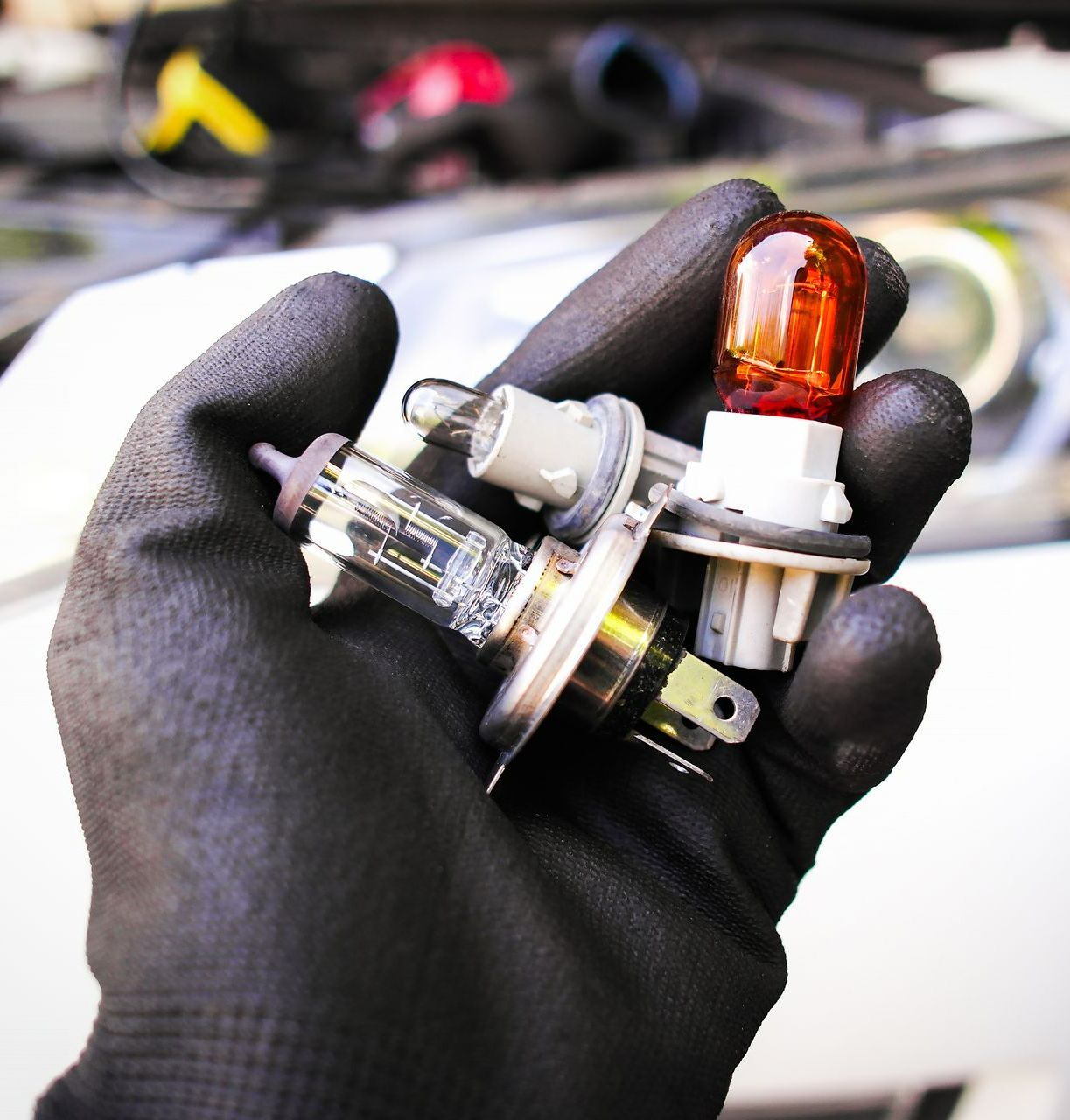 Des ampoules d'optique