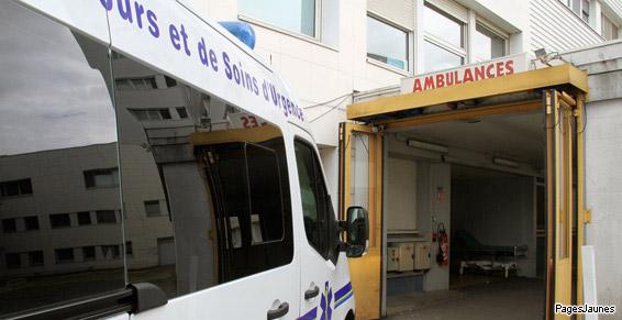 Pascal Bade, ambulance pour les transferts vers les hôpitaux