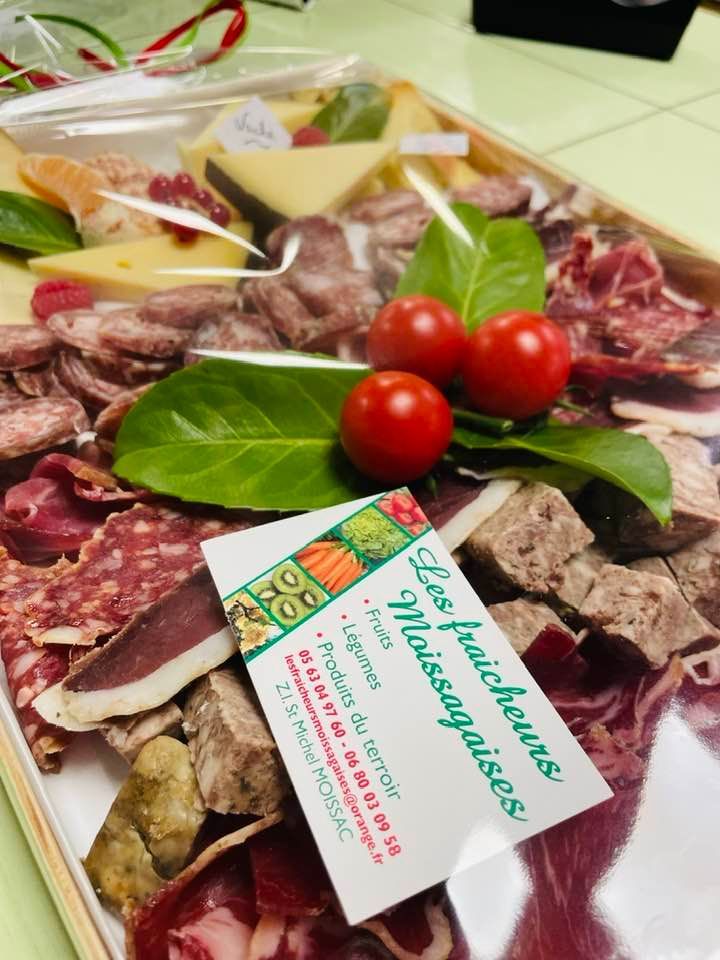 Étiquette dans le plateau