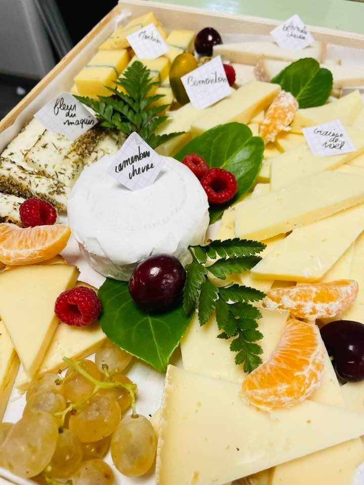 Plateau de fromage, camembert