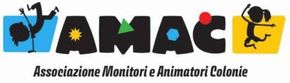 Logo per YAMAC, con lettere nere e figure colorate; sottotitolo 