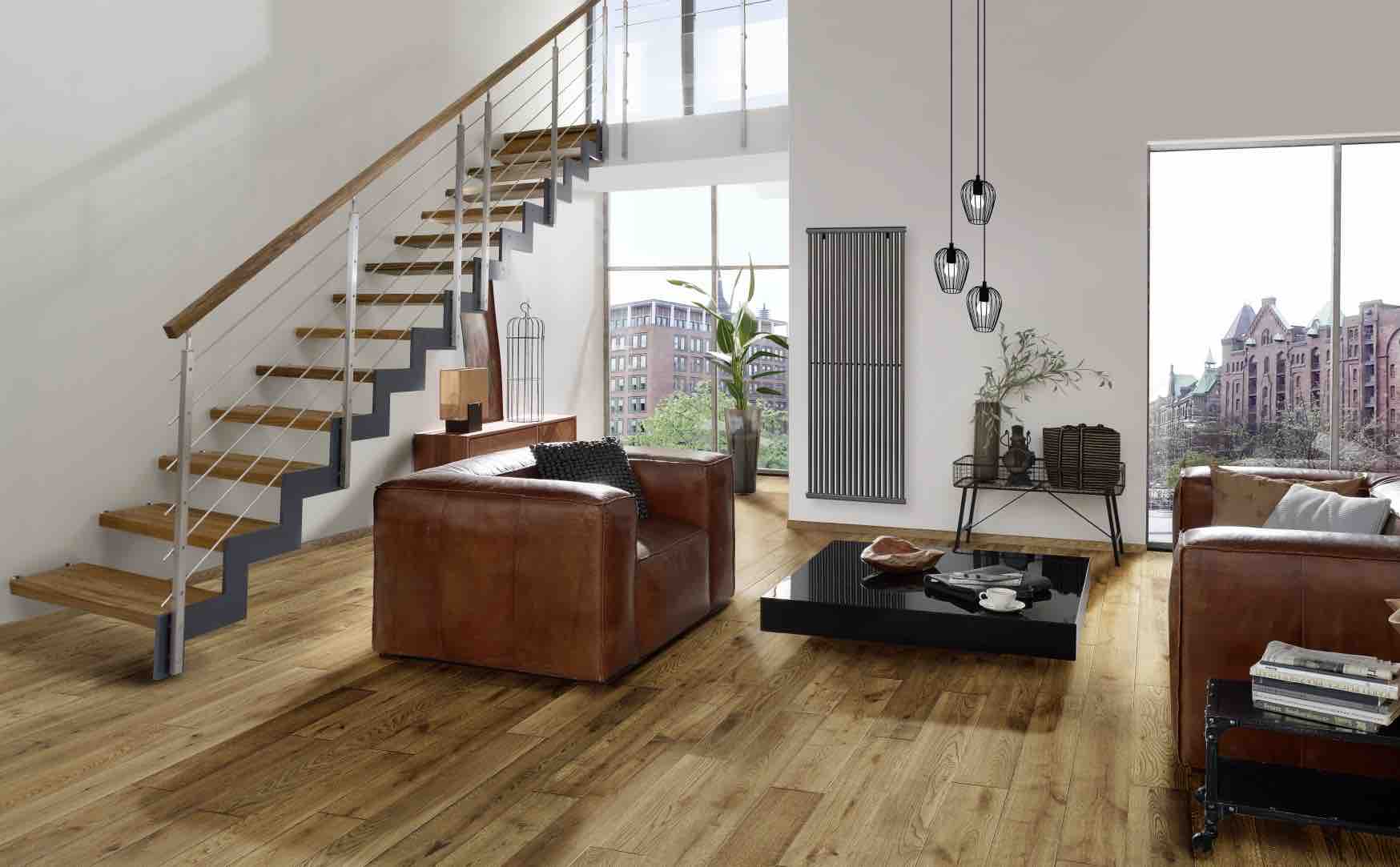 escalier limon travers