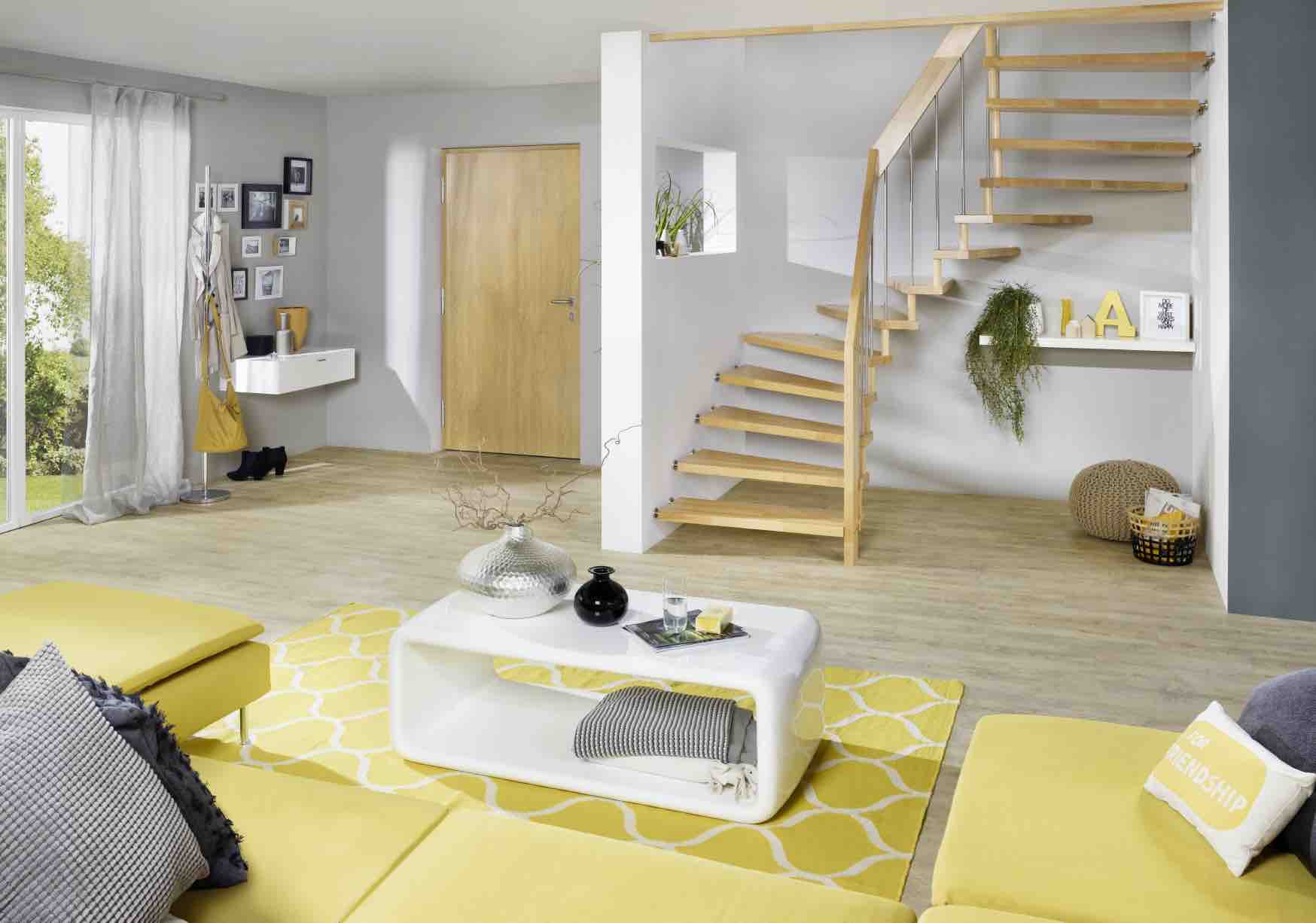 escaliers fond blanc