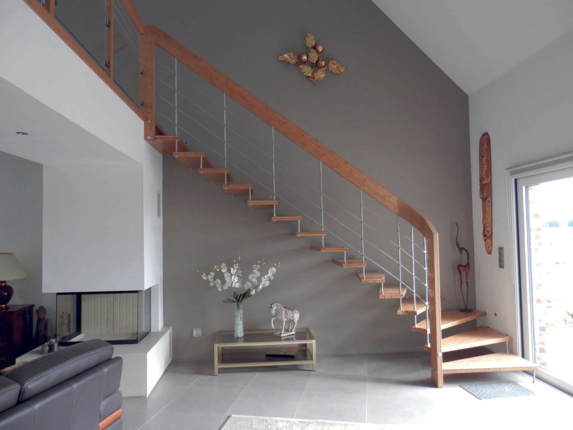 escaliers profil bois