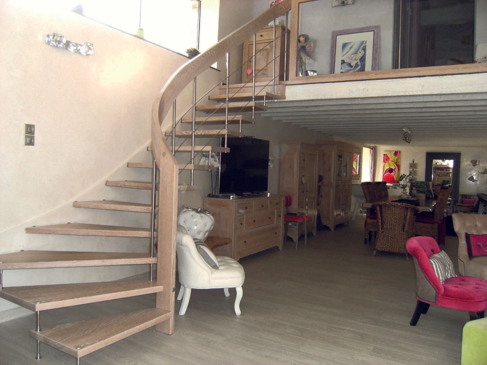 escaliers fin naturel