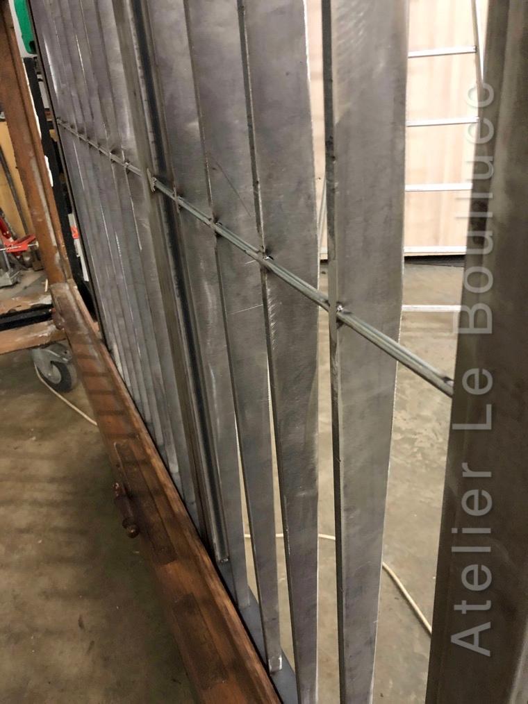 Porte Sas acier en façonnage