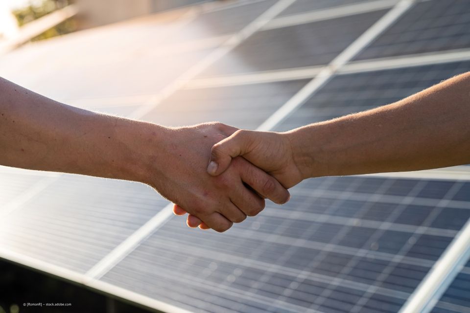 Vertrag für Fotovoltaikanlage