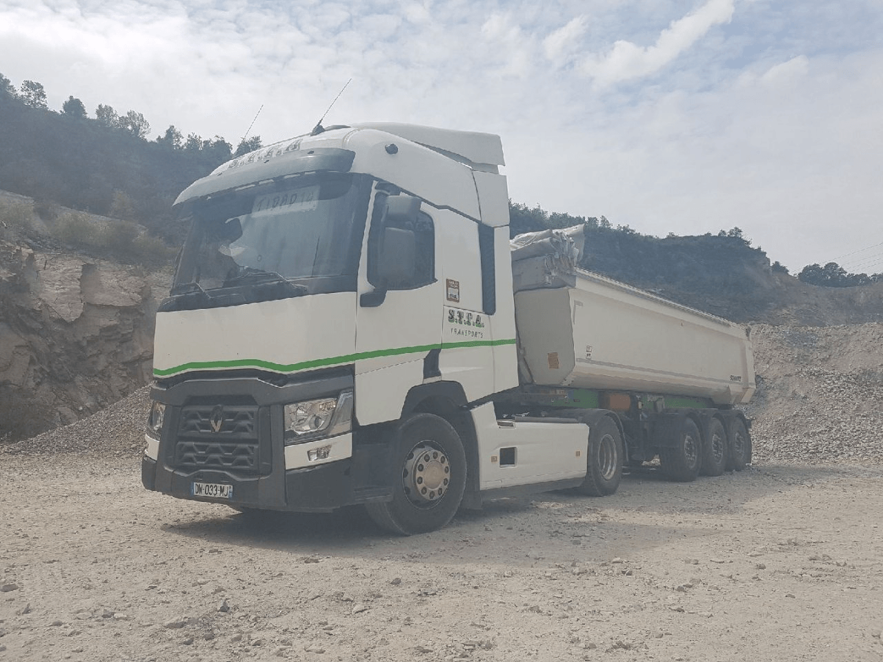 entreprise transport benne enrobés