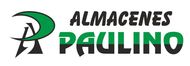 Un logotipo para Almacenes Paulino que muestra el texto "ALMACENES PAULINO" 