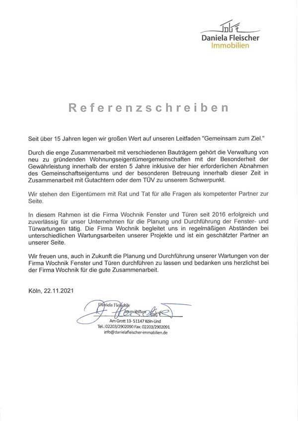 Ein weißes Blatt Papier mit einer Unterschrift darauf.