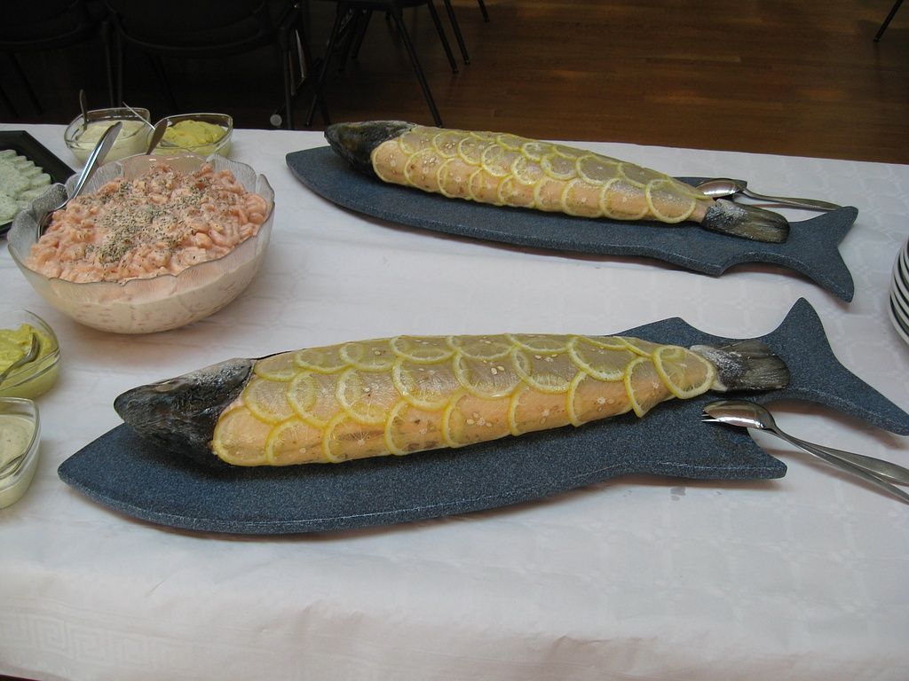 Préparation de poissons - Auberge du Cheval Blanc - Glovelier