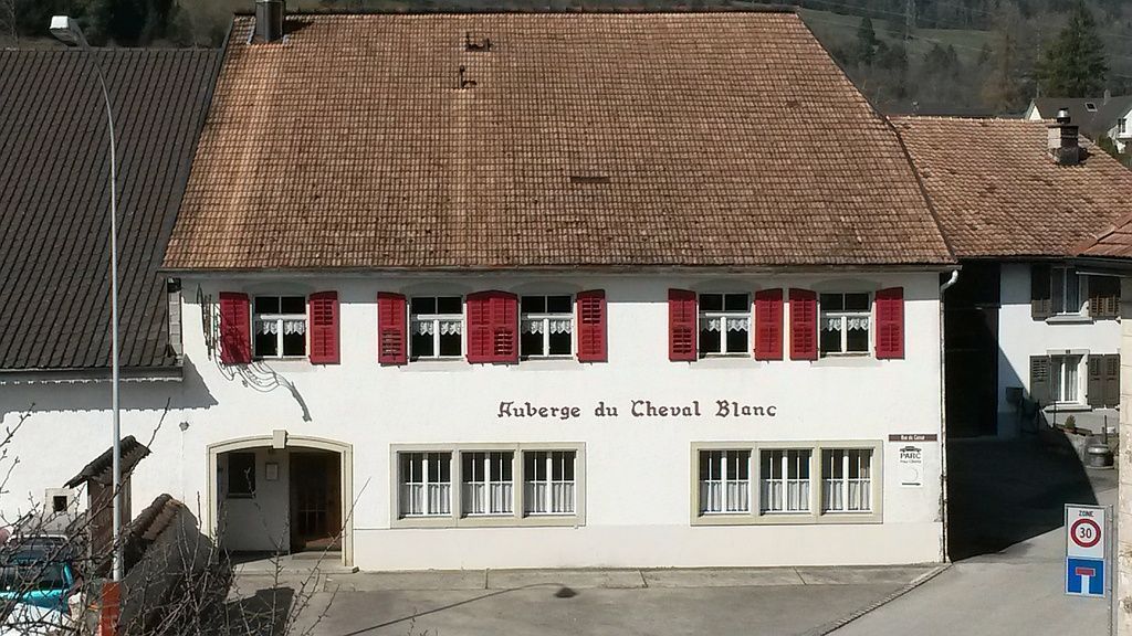 Devanture - Auberge du Cheval Blanc - Glovelier