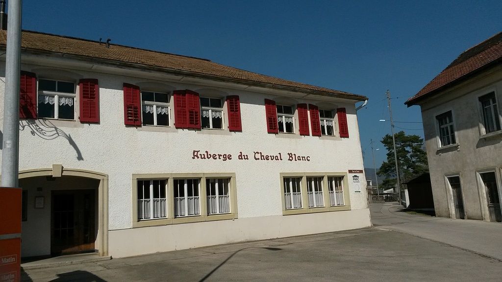 Devanture - Auberge du Cheval Blanc - Glovelier