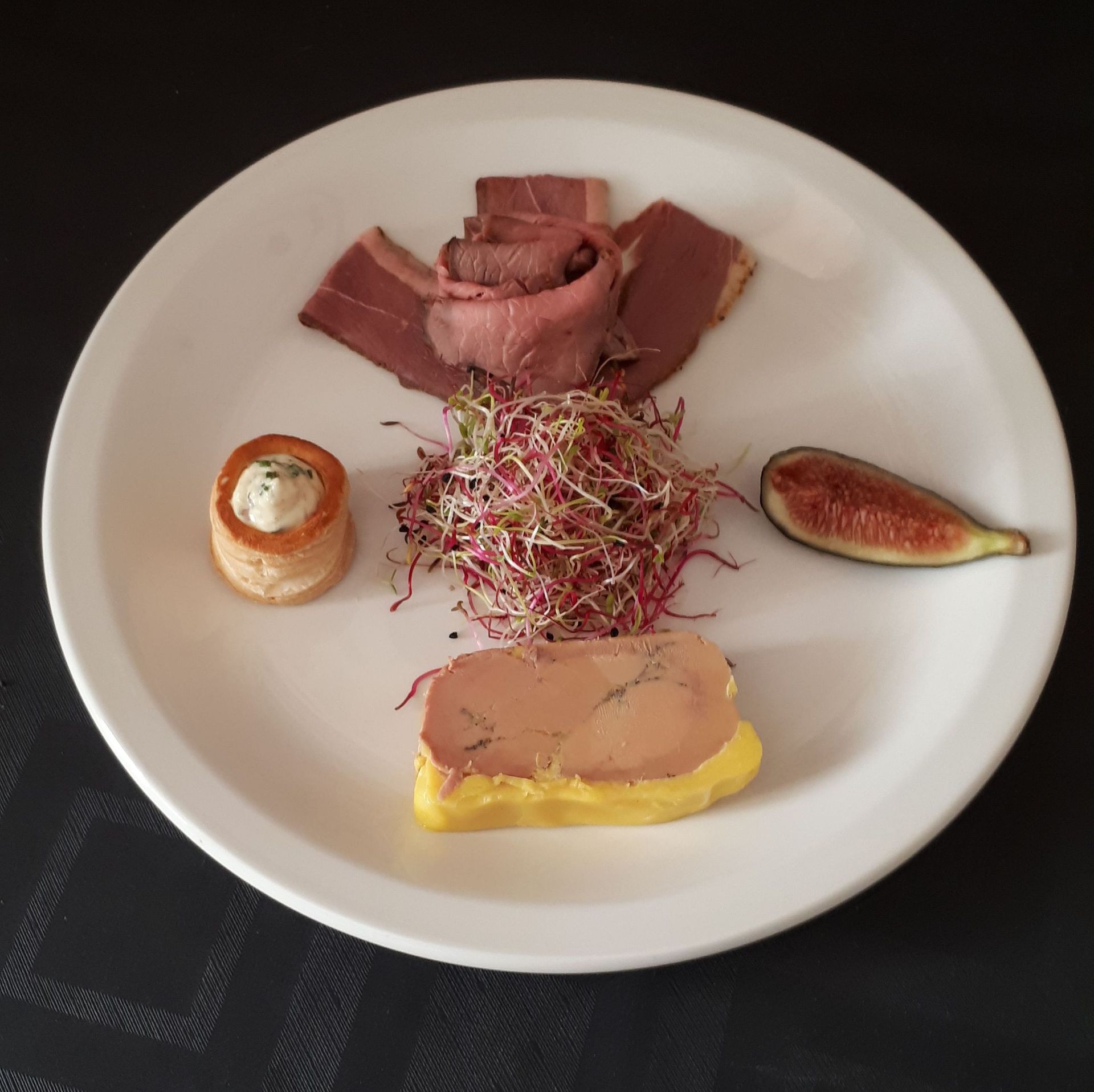 Assiette plat froid - Auberge du Cheval Blanc
