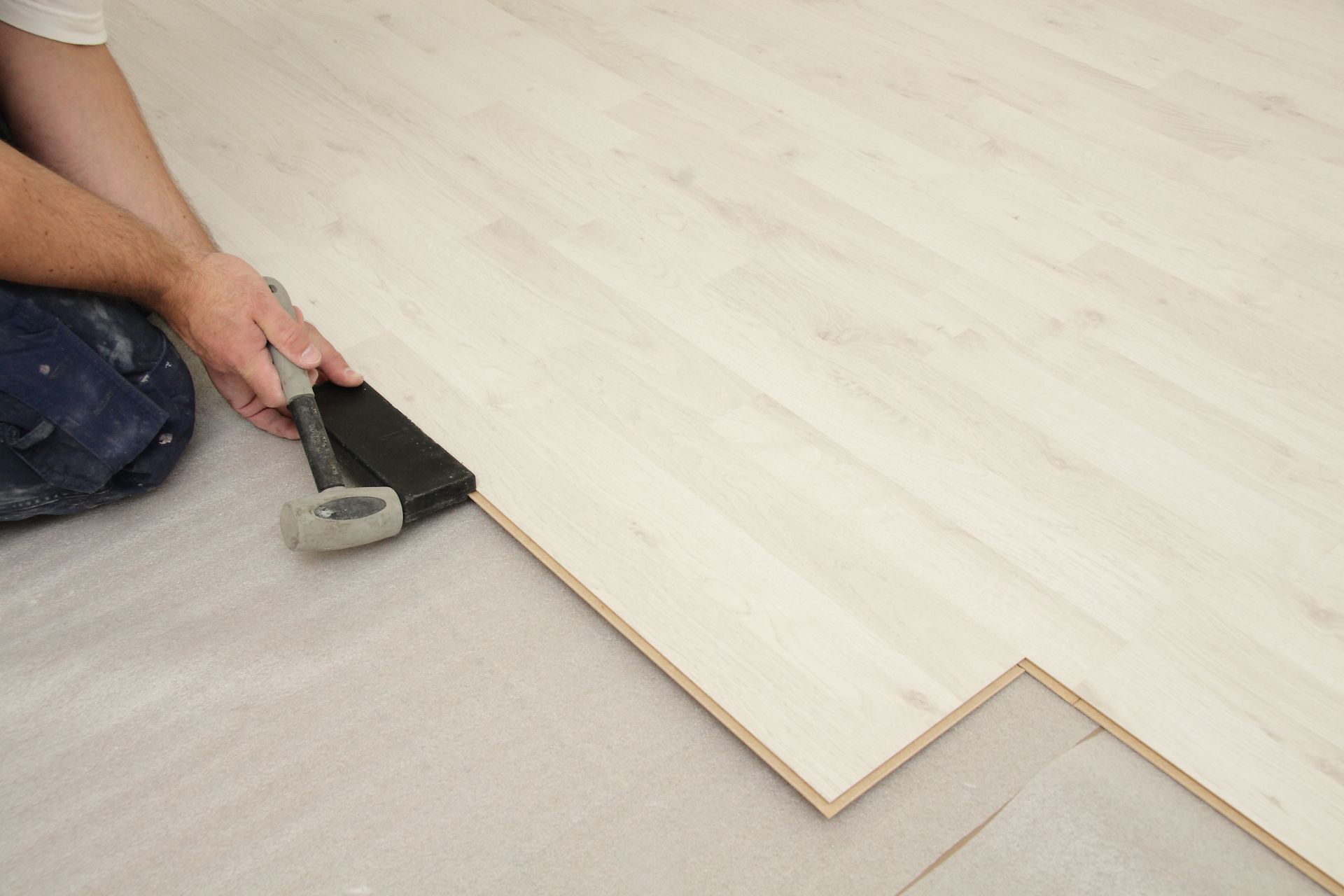 Pose de parquet flottant