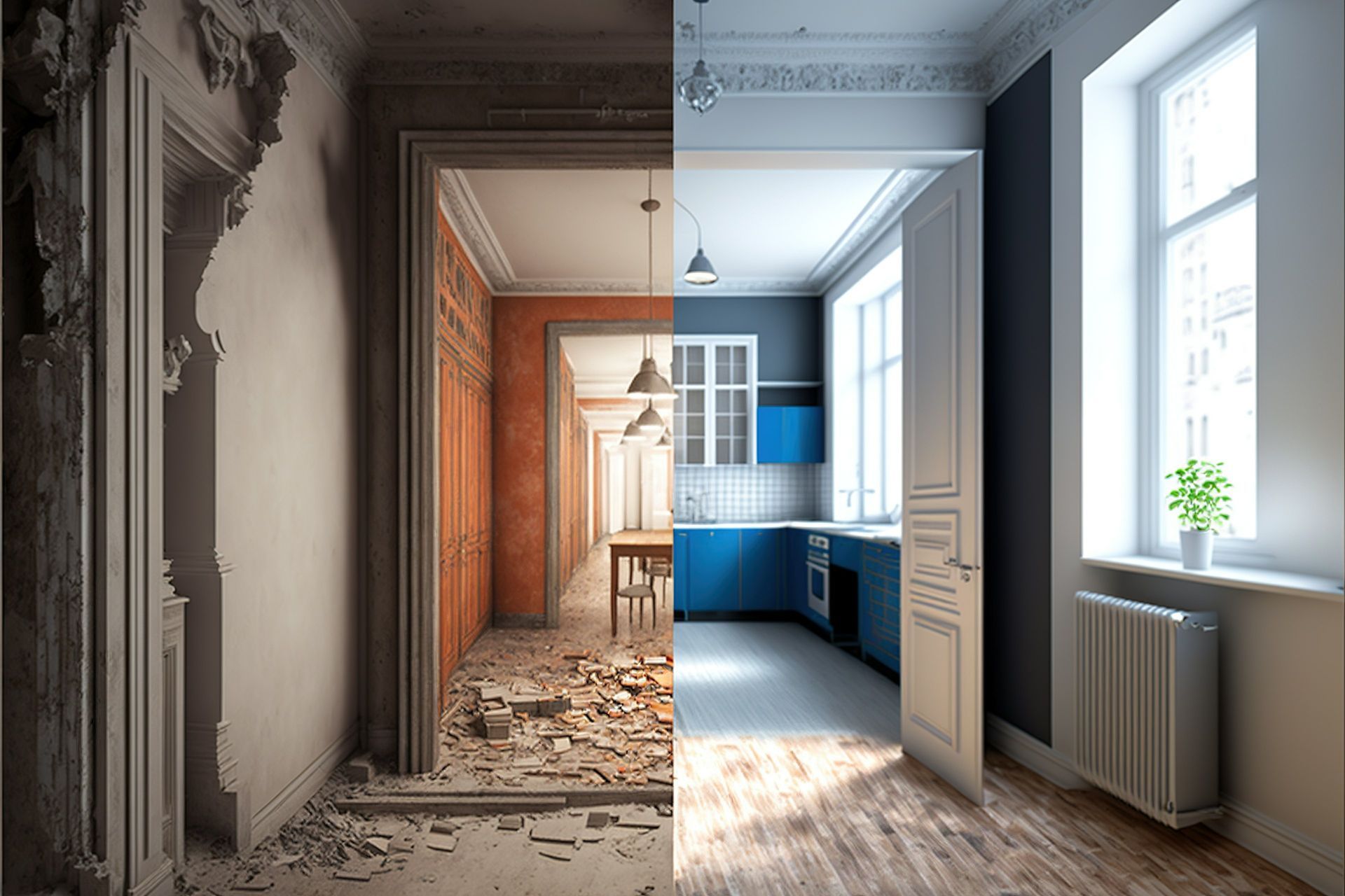 Rénovation complète de maison