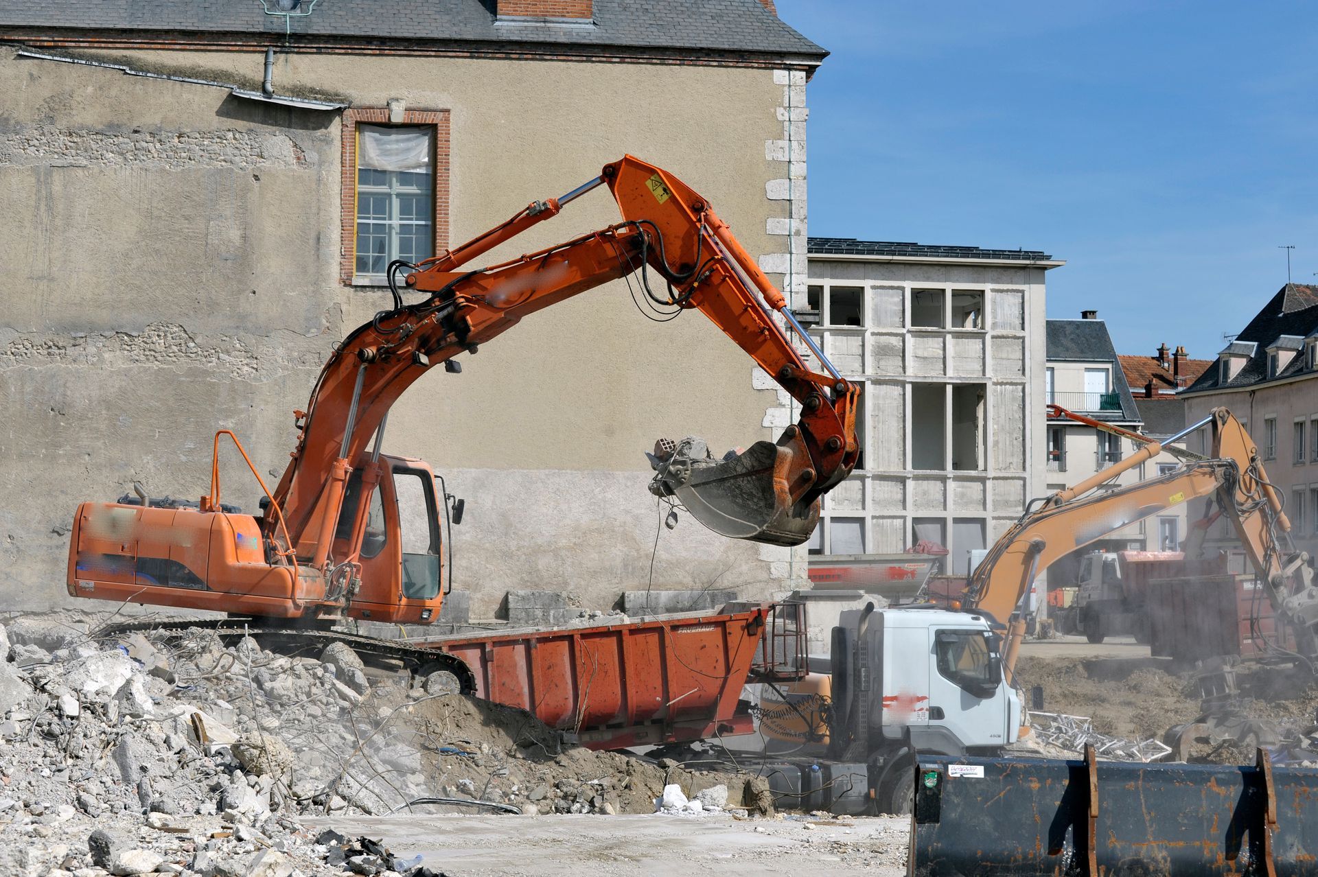 Réalisation de travaux de terrassement