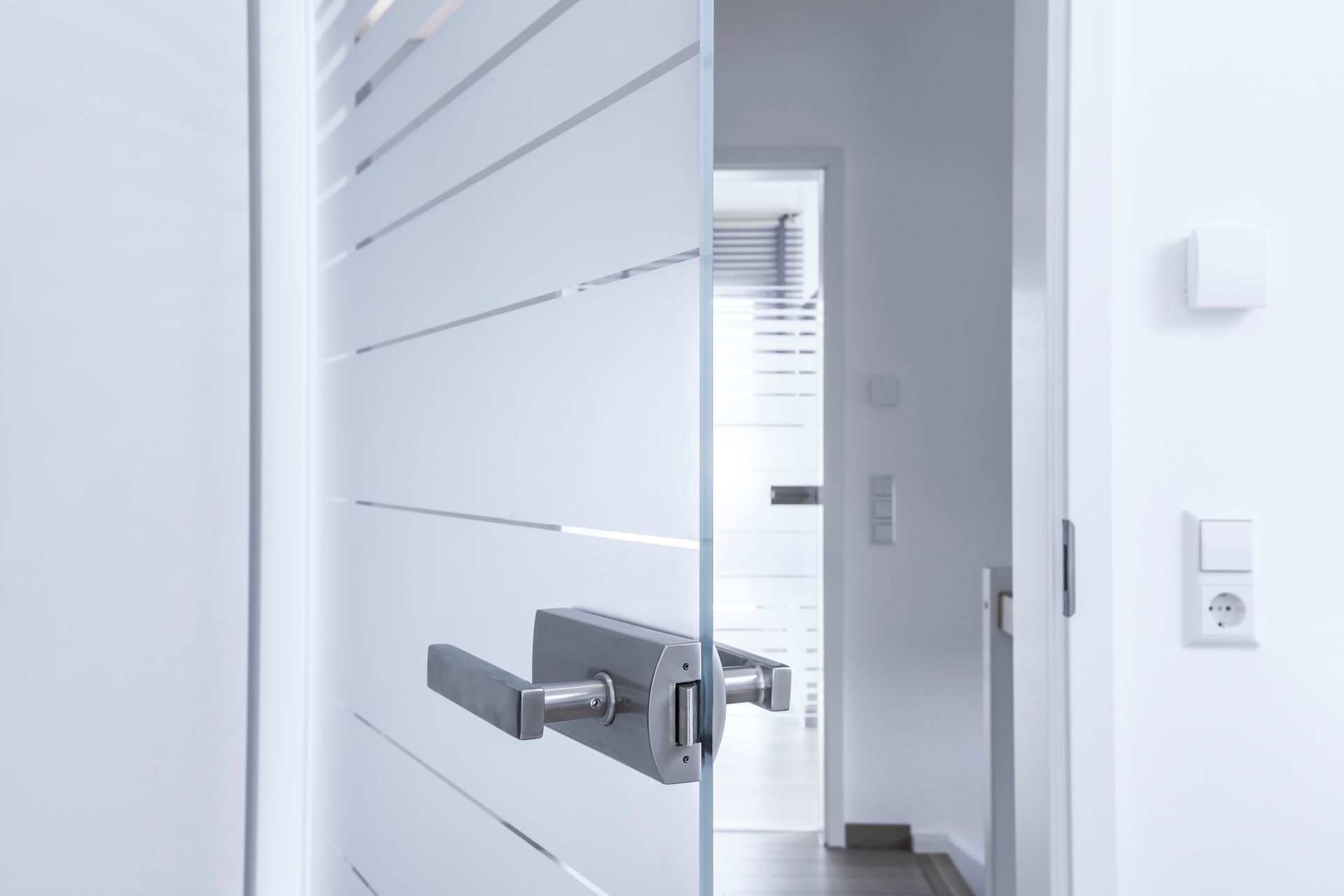 Porte en verre