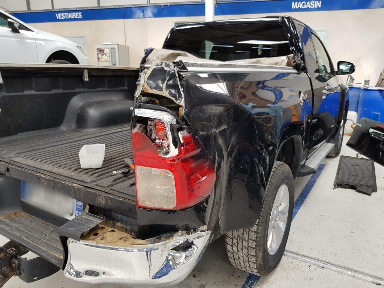 Véhicule accidenté