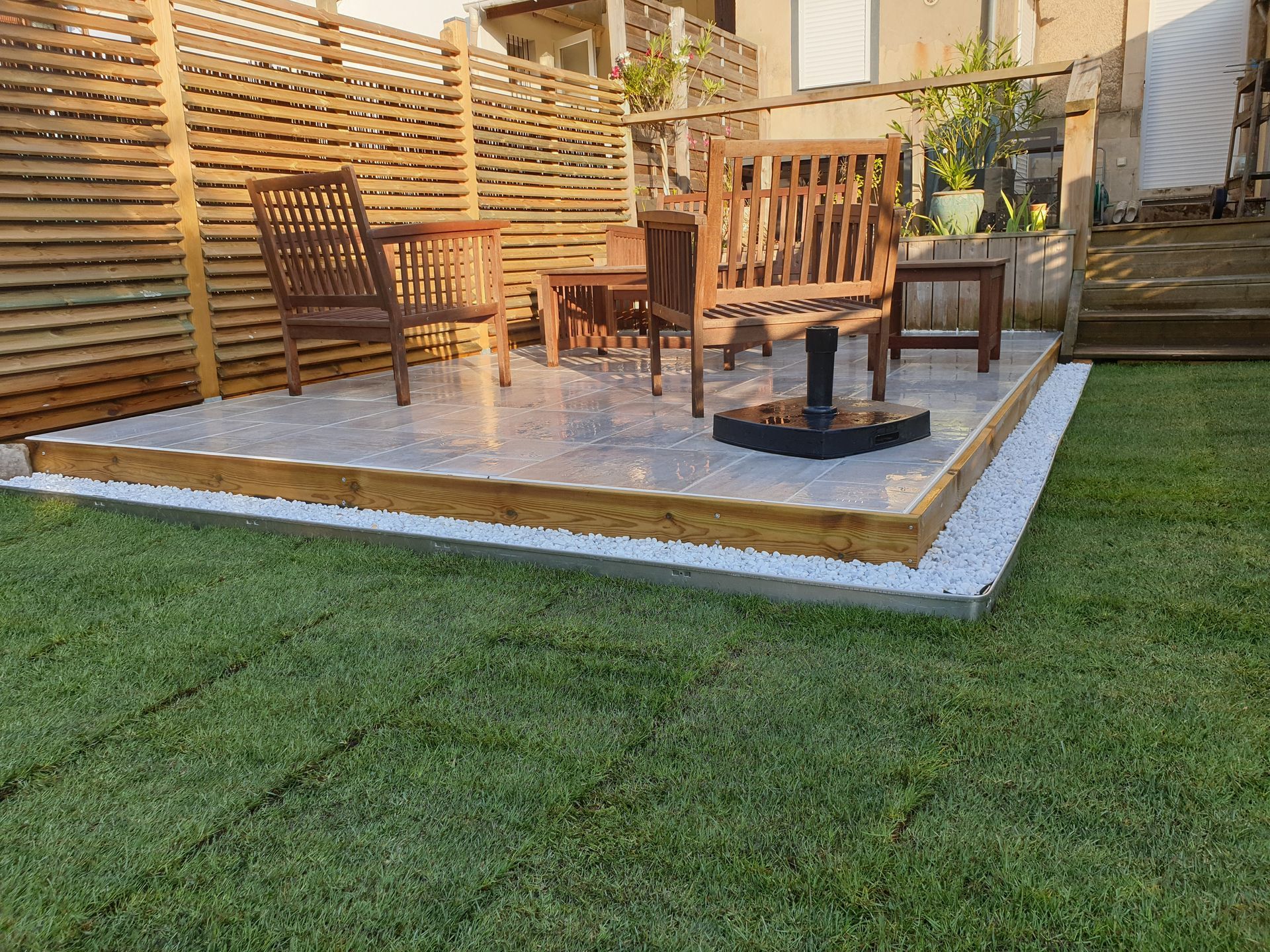 Aménagement de terrasse