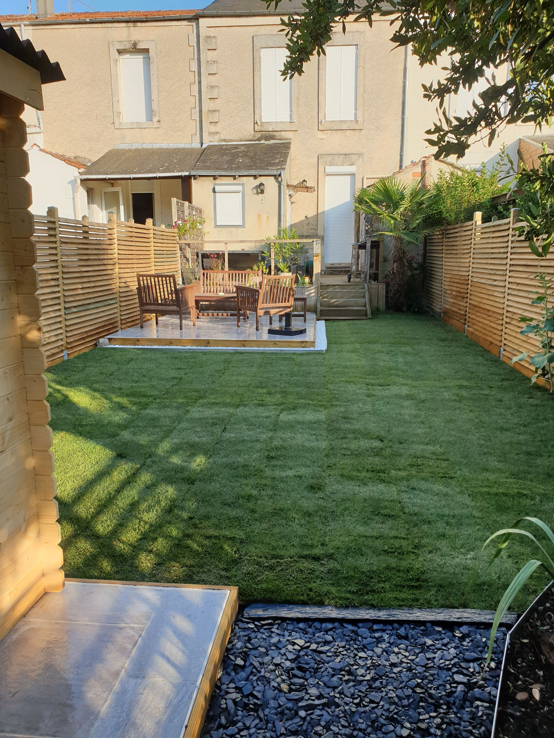 Aménagement d'un jardin