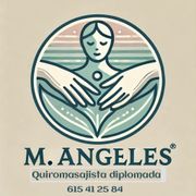 The logo for m. ángeles quiromasajista diplomada