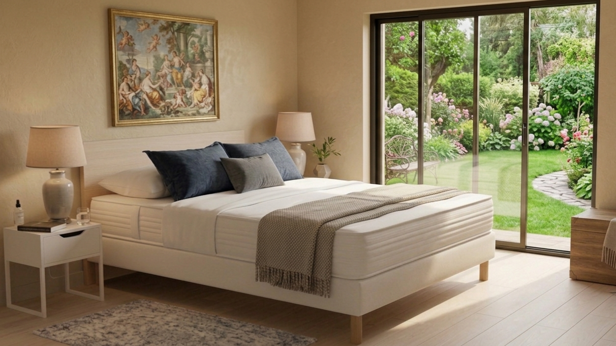 Matelas Mousse polyuréthane HAUTE RÉSILIENCE Ép.18cm - Noyau 13cm HR 35kg/m3 -  - 4 poignées & 2 aérateurs - 2 Faces de couchage - Double plateaux piqués ouate de 300gr/m2 + 5mm mousse de confort -  - Coutil viscose de Bamboo - Coutil norme 100 - Oeko-Tex - Accueil ferme - Soutien équilibré
Indépendance de couchage Garantie 5 ans avec l'achat simultané d'un sommier Fabrication Française
Corpulence du dormeur pour un couchage quotidien ou occasionnel : enfant / ado / adultes légers
Dimension du 70/190 au 160/200