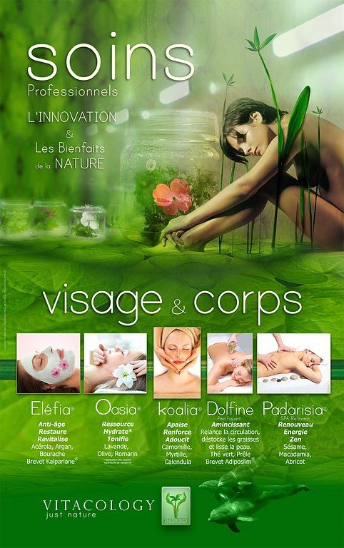 Soins du visage et du corps Vitacology à l'Institut Corine