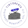 Circular logo: gray iron with blue handle, "Tintorer&iacute;a Higiensec Monforte del Cid" in blue text.