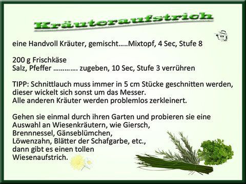 Thermomix-Rezept für Kräuteraufstrich