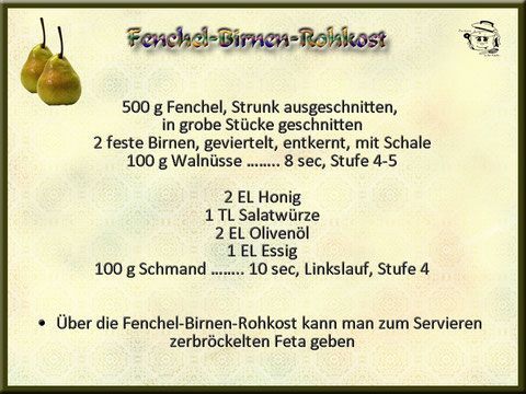 Thermomix-Rezept für Rohkost