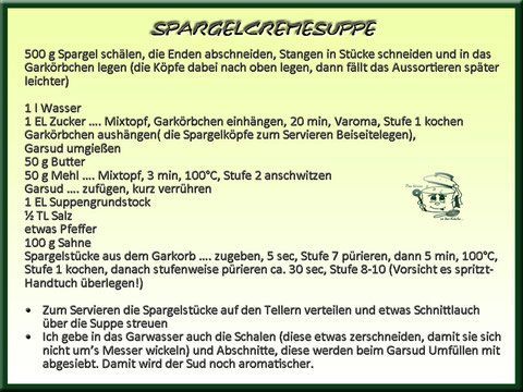 Thermomix-Rezept für Spargelsuppe