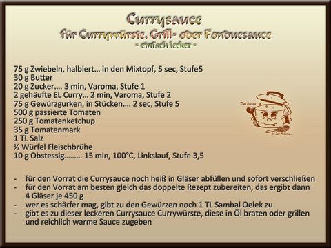 Thermomix-Rezept für Currysauce