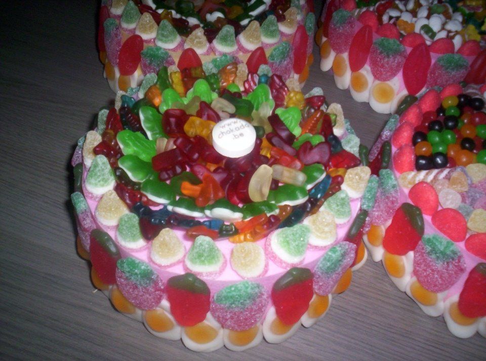 Verjaardagstaart snoep
