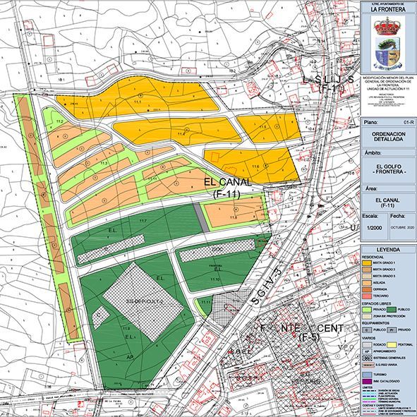 Un mapa de una ciudad con muchos edificios.