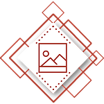 Dessin d'une montagne et d'un soleil